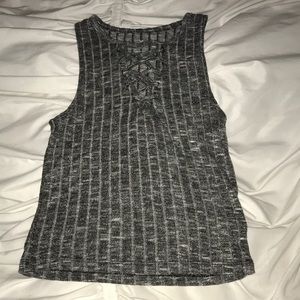 Grey American Eagle blouse